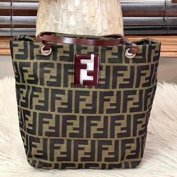 SOLD❌Authentic FENDI Zucca Mini Tote Bag - Picture 3 of 13
